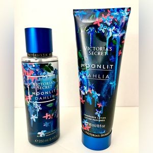 *New* Victoria Secret - Moonlit Dahlia Lotion & Body Spray Bundle